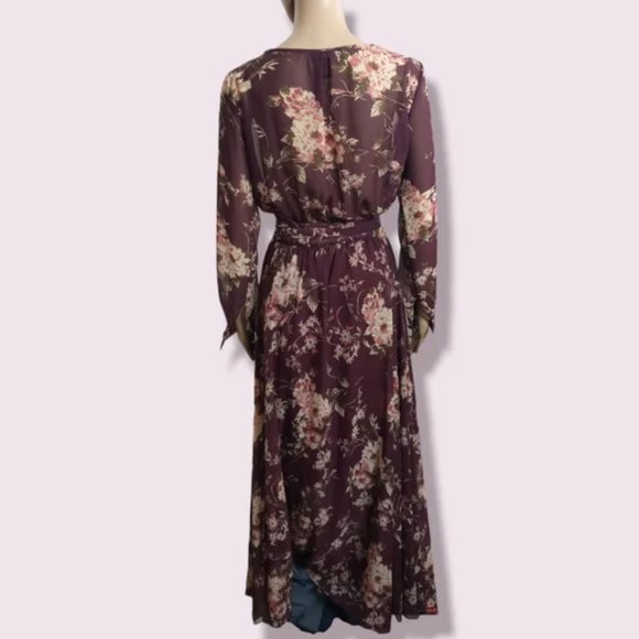 🌸 SEDUCTIONS Floral Maxi Dress – Size Small 🌸 - Picture 6 of 8